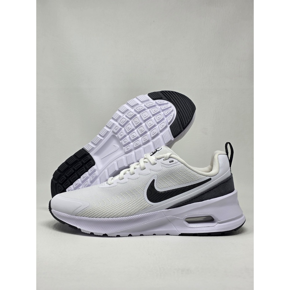 Nike Air Max Nuaxis Black White Size 10 Womens Running Shoes HQ1834 100 NEW